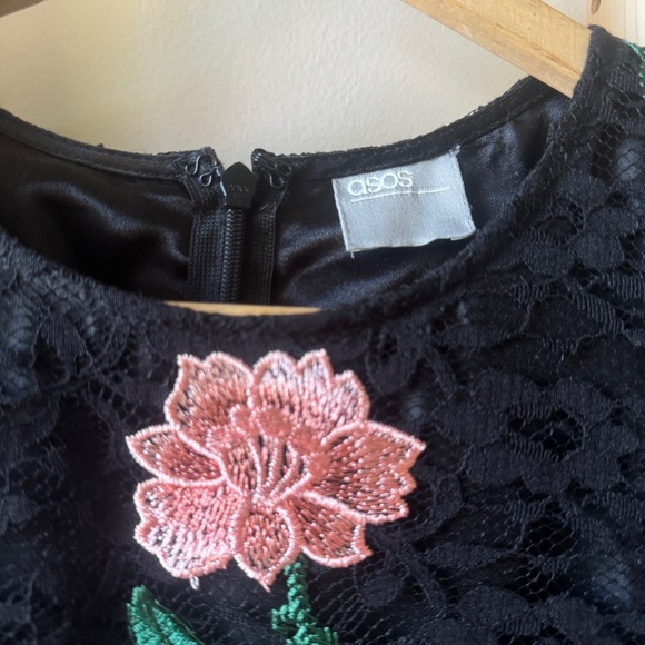 ASOS Mixed Media Occasion Dress - Picture 4 of 6